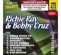 Karaoke Music CDG: Latin Stars Vol. 275 - Canta al estilo de Richie Ray & Bobby Cruz CDG
