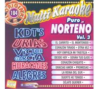 Karaoke Music CDG: MultiKaraoke OKE-0104 Puro Norteno Vol. 3 CDG