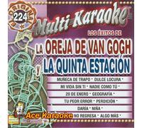 Karaoke Music CDG: MultiKaraoke OKE-0224 Exitos De La Oreja De Van Gogh y La Quinta Estacion CDG