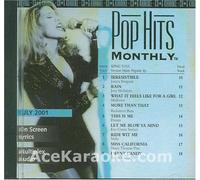 Karaoke Music CDG: Pop Hits Monthly Pop July 2001 CDG