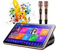 Karaoke Player - Macchina professionale per karaoke da 47,7 cm, con display con testi, 26 lingue, aggiornamento canzone cloud per famiglie e feste