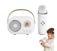 Karaoke portatile, macchina per karaoke | altoparlante per karaoke con microfono - Altoparlante karaoke wireless portatile con microfoni, macchina karaoke creativa con effetti di cambio voce