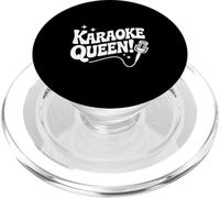 Karaoke Queen Mic Divertimento Amante della Musica PopSockets PopGrip per MagSafe