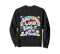 Karaoke Sing It Loud Sing It Proud Felpa