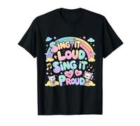 Karaoke Sing It Loud Sing It Proud Maglietta