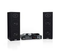 Karaoke Star 4 Karaoke-Set, 2 x 80 W max., BT, USB-Port, 2 x Mikro cavi