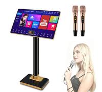 Karaoke Touchscreen Da 21,5 Pollici Con 2 Microfoni Wireless, Memoria Da 3 Tb, 4 Tb, 6 Tb O 8 Tb 6T