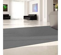 KARAT Hong Kong - Zerbino per ingresso, resistente, su misura, al metro, altezza 10 mm, resistente, colore: grigio, 100 cm x 150 cm
