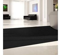 KARAT Hong Kong - Zerbino per ingresso, resistente, su misura, al metro, altezza 10 mm, resistente, colore: nero, 200 cm x 250 cm