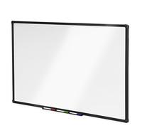 KARAT Lavagna bianca cancellabile onice - Pannelli magnetici con cornice nera in alluminio - ardesia velleda laccata 80 x 110 cm - Lavagna magnetica da parete resistente ai graffi - Incluso materiale