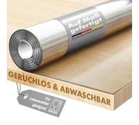 KARAT Pellicola trasparente per tavolo con bordo dritto, tovaglia su misura, dimensioni a scelta, pellicola protettiva trasparente per tavolo (Crystal, 95 x 190 cm)