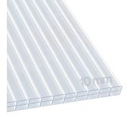 KARAT Piastre per serra ad alta malleabilità, 60,5 x 121 cm, pannelli a doppia parete in policarbonato (trasparente, 10 mm)