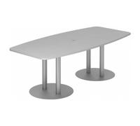 KARAT S 22 S - Karat tubo con piedistallo / argento 220 x 103 Grigio