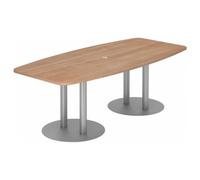 KARAT S 22 S - Karat tubo con piedistallo / argento 220 x 103 Noce