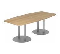 KARAT S 22 S - Karat tubo con piedistallo / argento 220 x 103 Quercia