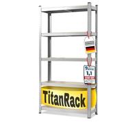 KARAT Scaffalatura per carichi pesanti per garage, cantina, officina, scaffalatura a incastro, scaffalatura larga, scaffale angolare, scaffale per pneumatici (zincato, 45 x 90 x 180 cm)