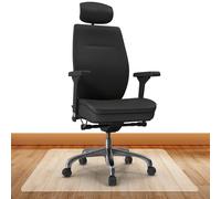 KARAT Tappetino di protezione resistente ai graffi, bianco latte-tappeto per sedia, sottotappeto, protezione per laminato, parquet, pavimenti duri, senza plastificanti, angoli arrotondati,