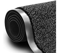 Karat Tappeto antisporco Sky robusto e assorbente Flor - Rivestimento antiscivolo e facile pulizia - con setole melange (antracite, 90 x 150 cm)