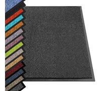 KARAT - Tappeto antisporco Sky - Zerbino per porta antiscivolo e facile manutenzione - Zerbino per interni ed esterni - Tappeto per porta a pelo melange - Antracite, 200 x 300 cm