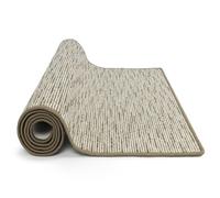 KARAT Tappeto passaggio, tappetino per corridoio, superficie e fondo antiscivolo, disponibile in varie dimensioni pratiche, perfetto per cucina, corridoio e soggiorno (Geneva 100 x 150 cm, beige)