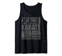 Karate A-Z - Maglietta da Karate, Motivo: glossario Canotta