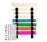Karate Belt Espositore | Cartella per Cintura di Karate con Ganci e Adesivi - Sportivi Rack per Bambini Donne Uomini Ragazzi Ragazzi