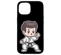 Karate Boy Disegno Karateka Kumite Custodia per iPhone 15