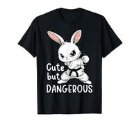 Karate Bunny Carino Ma Pericoloso Arti Marziali MMA Maglietta