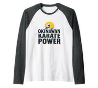 Karate di Okinawa Maglia con Maniche Raglan