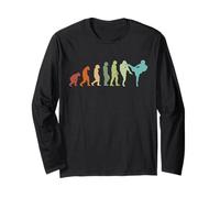 Karate Evolution Muay Thai Taekwondo Ju-Jutsu Kung-Fu Karate Maglia a Manica