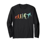 Karate Evolution Taekwondo Ju-Jutsu Kung-Fu Karate Maglia a Manica