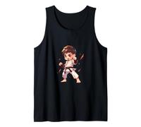 Karate Giovane Anime Taekwondo Combattente Arti Marziali Bambini Canotta
