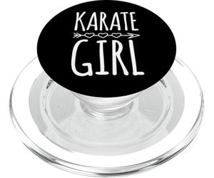 Karate Girl Con Stile Boemia Cuore Freccia Grafica PopSockets PopGrip per MagSafe