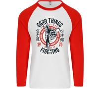Karate Good Things Mixed Martial Arts MMA Uomo L/S Baseball T-Shirt
