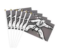 karate-highkick-icon Bandiera palmare leggera bandiere festival Indoor Outdoor Decor Parade Party Eventi