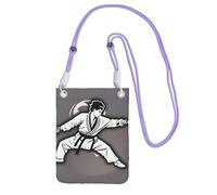 Karate-Highkick-Icon, borsa a tracolla da donna, borsa a tracolla, mini borsa da viaggio, borsa per telefono, portafoglio per telefono