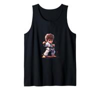 Karate Kid Anime Taekwondo Fighter Arti Marziali Ragazzi Bambini Canotta
