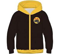 Karate Kid Cobra Kai Felpe con cappuccio per bambini Giacca Casual Pugno Stampato Felpa Pullover (2,6T-7T)
