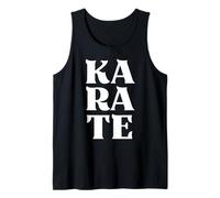 Karate lettere grassetto giapponese Arte marziale karateka Canotta