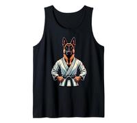 Karate Malinois Cane In Kimono Da Combattimento Canotta