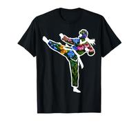 Karate Taekwondo Floreale Maglietta