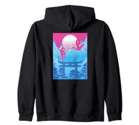 Karatè Vaporwave Taekwondo Aikido Ju-Jutsu Kung Fu Karate Felpa con Cappuccio