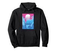 Karatè Vaporwave Taekwondo Aikido Ju-Jutsu Kung Fu Karate Felpa con Cappuccio