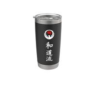 Karate Wado Ryu Bicchiere termico in acciaio inox doppia parete