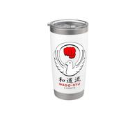 Karate Wado Ryu Bicchiere termico in acciaio inox doppia parete
