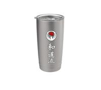 Karate Wado Ryu Bicchiere termico in acciaio inox doppia parete