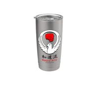 Karate Wado Ryu Bicchiere termico in acciaio inox doppia parete