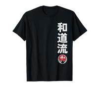 Karate Wado Ryu Japan Kanji Japanese Martial Arts Vintage Maglietta