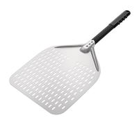 Karboby Pala per Pizza 12 Pollici, Pala per Pizza Forata, Pala per Pizza in Alluminio Anodizzato, Pala per Forno, Grigio Chiaro