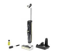 Karcher 1.056-131.0 lavapavimenti aspirapolvere fcv 4 xtra! clean 3 in 1: aspira, lava, asciuga: la scopa aspirapolvere intelligente fcv 4 con autonomia della batteria di 45 minuti e sensore di sporco